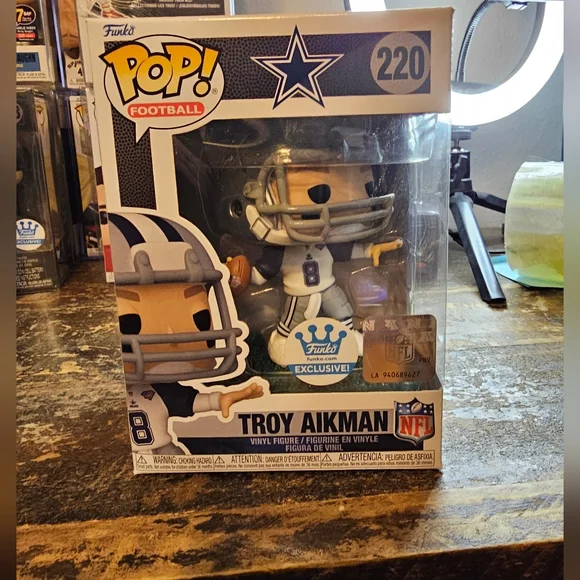 Dallas Cowboys Troy Aikman Funko Pop #220 - Picture 1 of 6